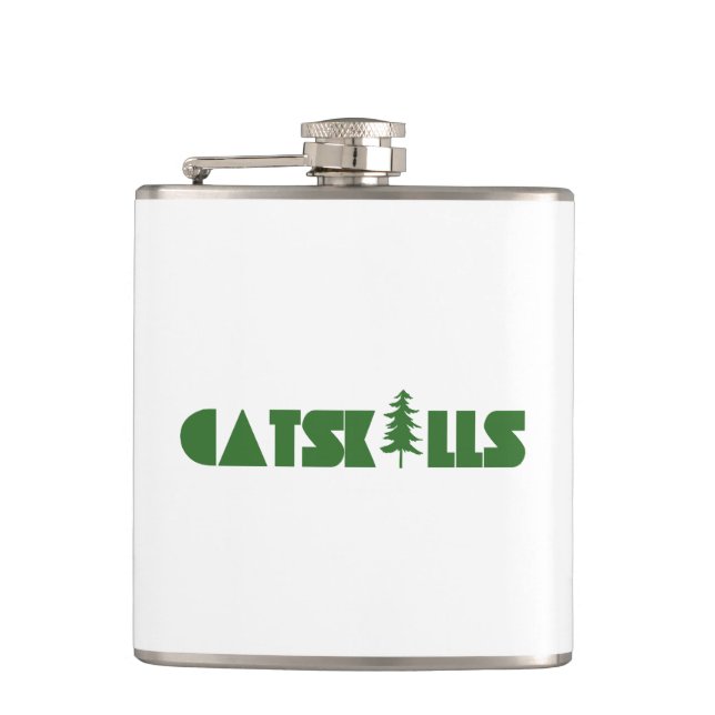 Catskills Tree Hip Flask (Front)