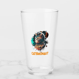 Catsmonaut Astronaut Cat Or Space Cat Glass