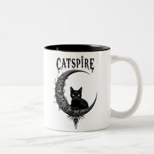 "CATSPIRE : Lune gothique et design de mug à chat