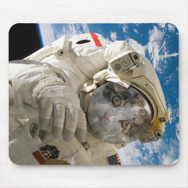 Catstronaut, astronaute, tapis de souris (Devant)