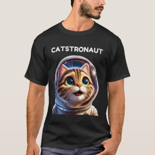 Catstronaut, Cat Astronaut, Space Cat, Funny Plane T-Shirt