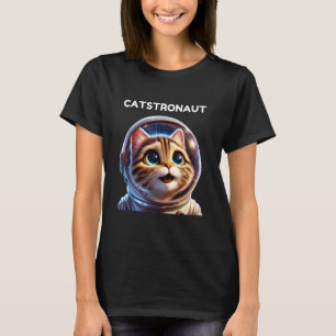 Catstronaut, Cat Astronaut, Space Cat, Funny Plane T-Shirt