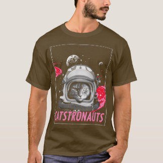 Catstronaut Space Cat Lover Astronaut Scientist T- T-Shirt
