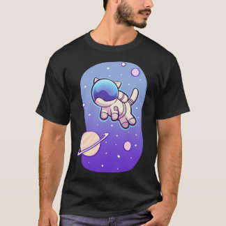 Catstronaut The Cat Astronaut From Space T-Shirt