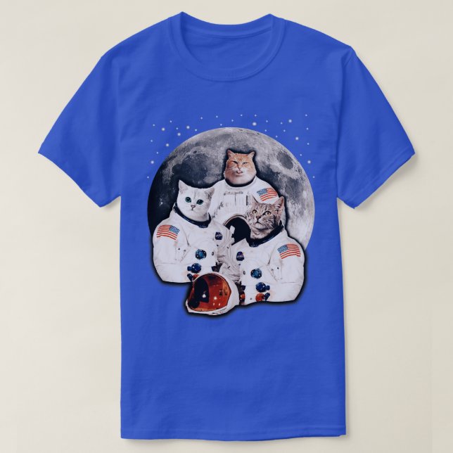 Catstronauts Funny Cat Lover Astronaut Galaxy Men  T-Shirt (Design Front)