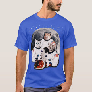 Catstronauts Funny Cat Lover Astronaut Galaxy Men  T-Shirt