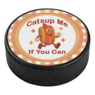 Catsume-moi si tu peux drôle Hot Dog - Ketchup Pun