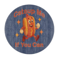 Catsup Me If You Can Funny Hot Dog – Ketchup Pun