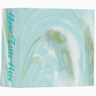 Cattails Binder - Aqua