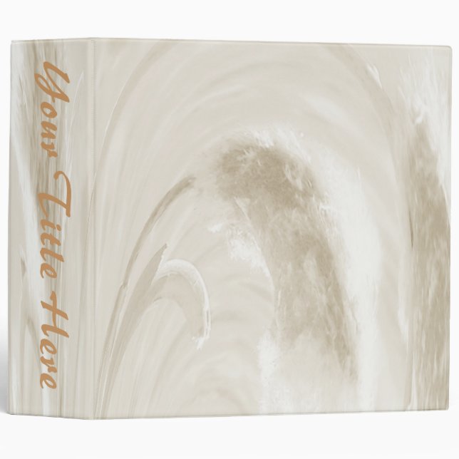 Cattails Binder - Beige (Front/Spine)