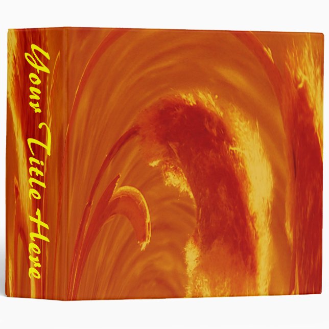 Cattails Binder - Orange (Front/Spine)