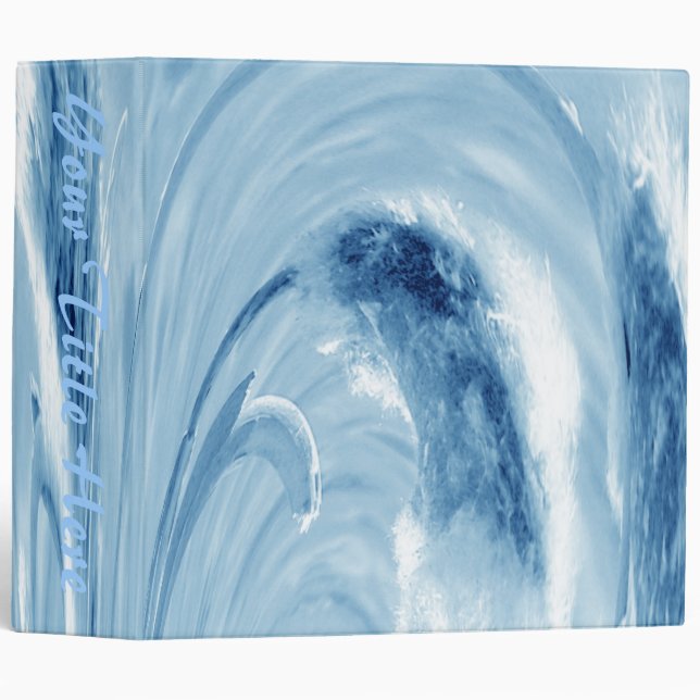Cattails Binder - Pale Blue (Front/Spine)