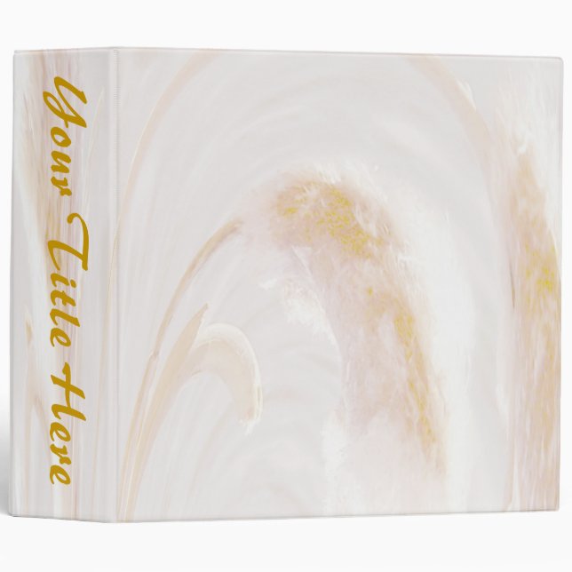 Cattails Binder - Pearl (Front/Spine)