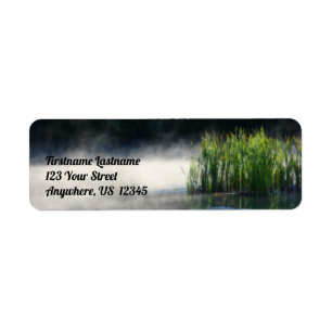 Cattails In The Mist On A Pond Orton Address