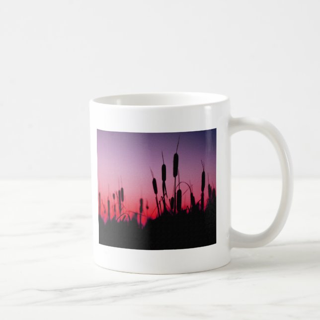 Cattails in the Sunset Coffee Mug (Right)