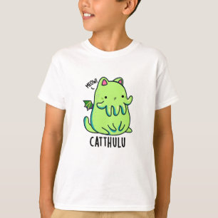 Catthulu Funny Cthulhu Cat Pun  T-Shirt