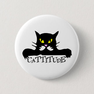 cattitude 2 inch round button