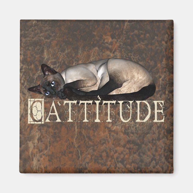 Cattitude Magnet (Front)