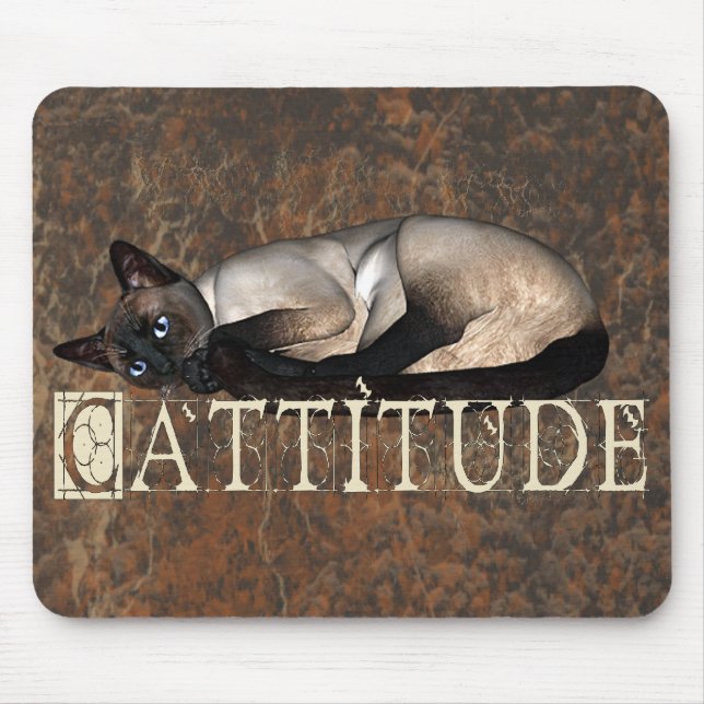Cattitude Mouse Pad (Front)