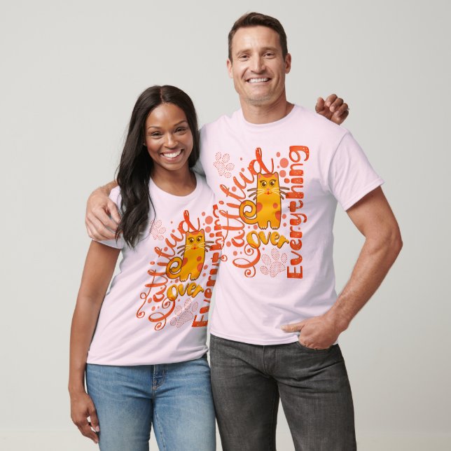 Cattitude Over Everything – Fun & Sassy Cat Design T-Shirt (Unisex)
