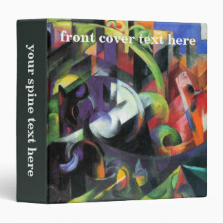 Cattle by Franz Marc, Vintage Abstract Fine Art Binder