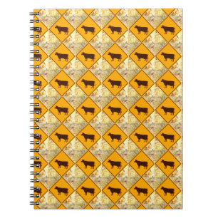 cattle crossing notebook
