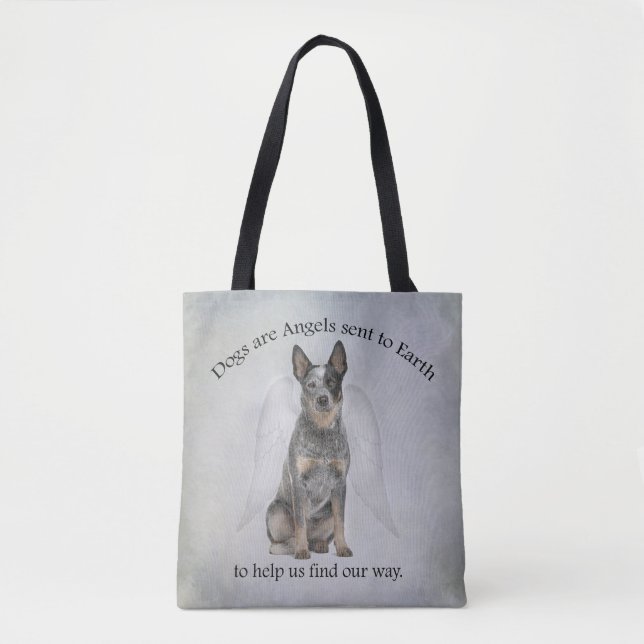 Cattle Dog Angel Tote (Front)
