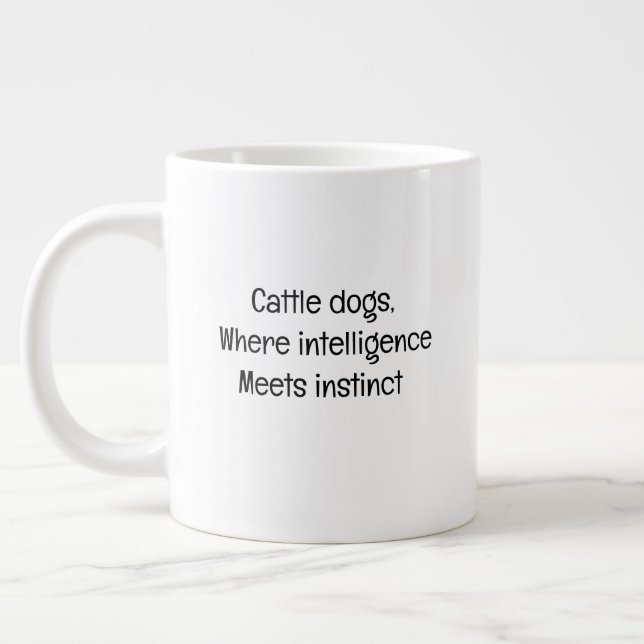 Cattle Dog Coffee Mug (Left)