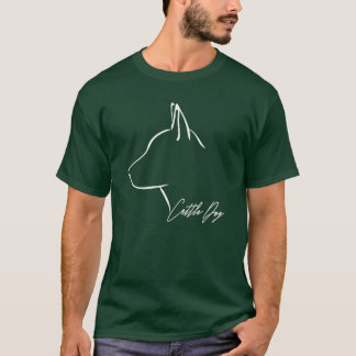 Cattle Dog dog mom dogs profile girl T-Shirt