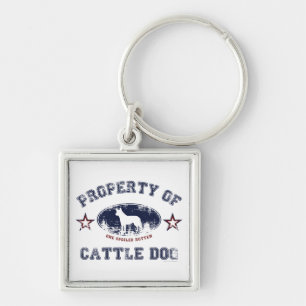 Cattle Dog Keychain