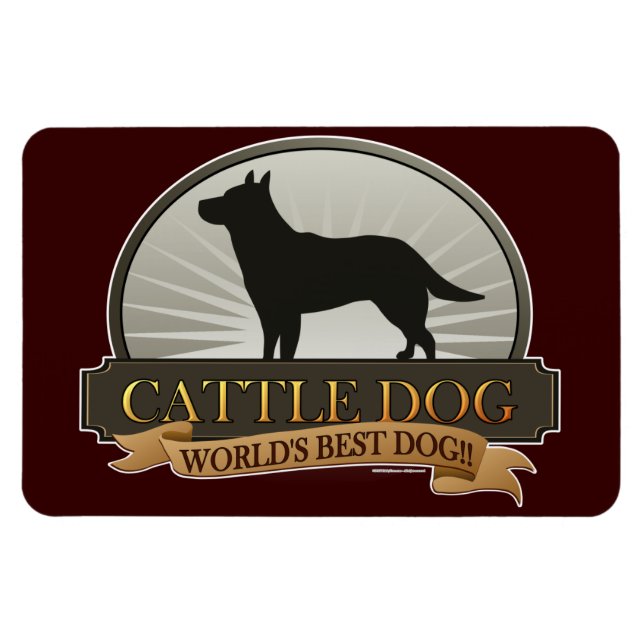 Cattle Dog Magnet (Horizontal)