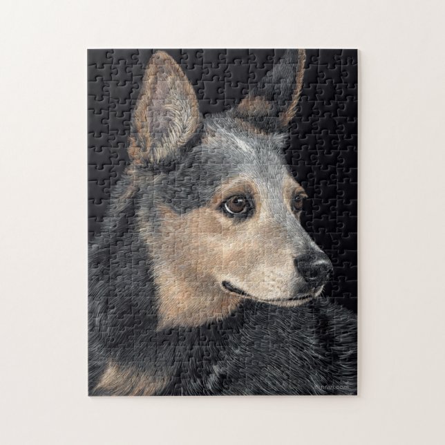 Cattle Dog Puzzle - "Quigley" (Vertical)