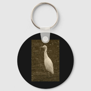 Cattle Egret Lanzarote Tint Vertical Sticker  Keychain