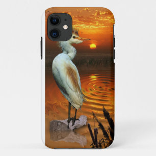 Cattle Egret & Sunset Fantasy iPhone 5 Case