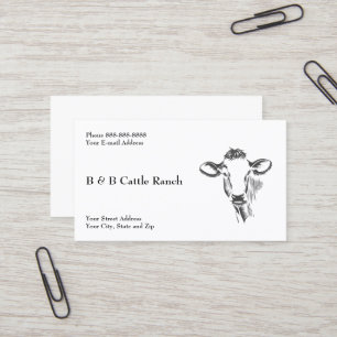 Cattle Farm Ranch Business Card
