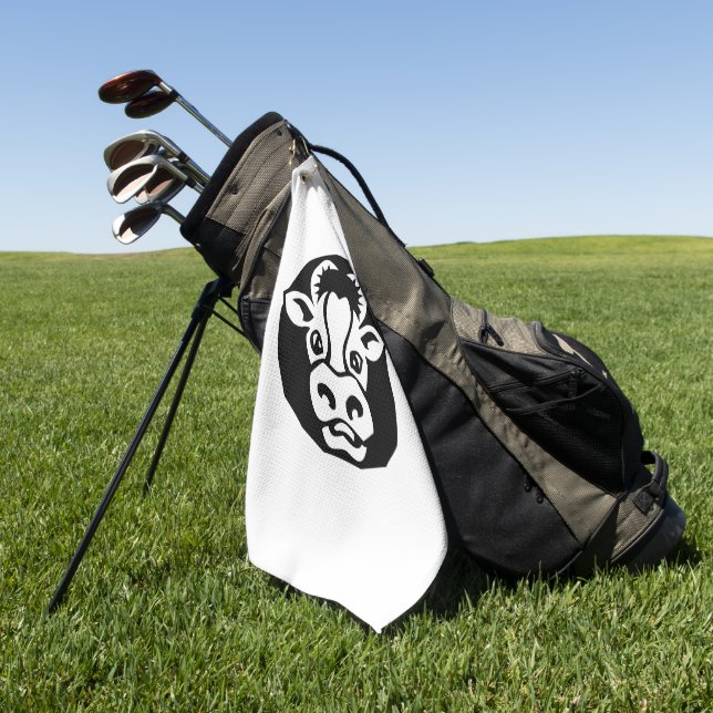 Cattle Golf Towel (Green)