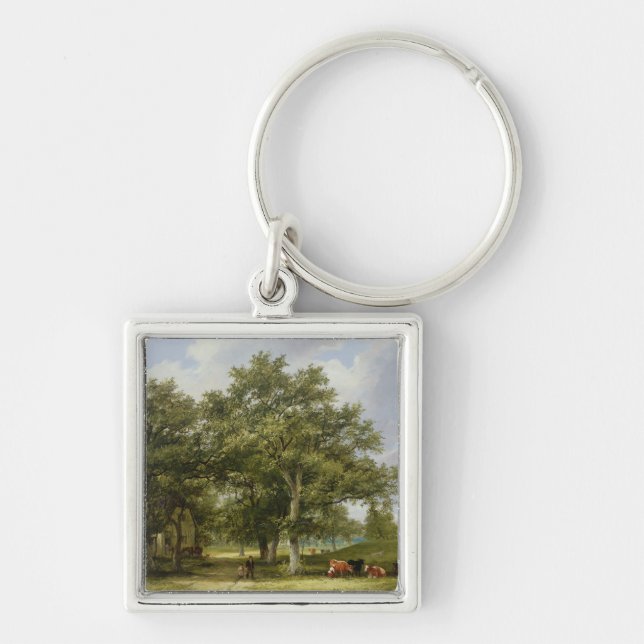 Cattle Grazing Keychain (Front)
