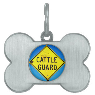 cattle guard pet tag