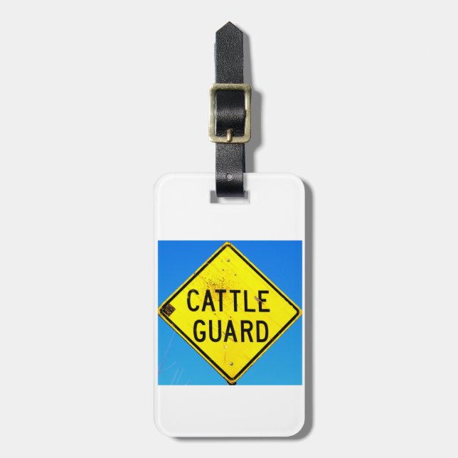 cattle guard tag (Front Vertical)