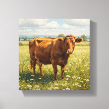 Cattle in Wildflower Meadow