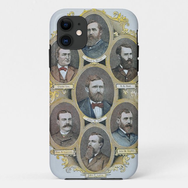 Cattle Kings of the American West, c.1880 (engravi Case-Mate iPhone Case (Back)