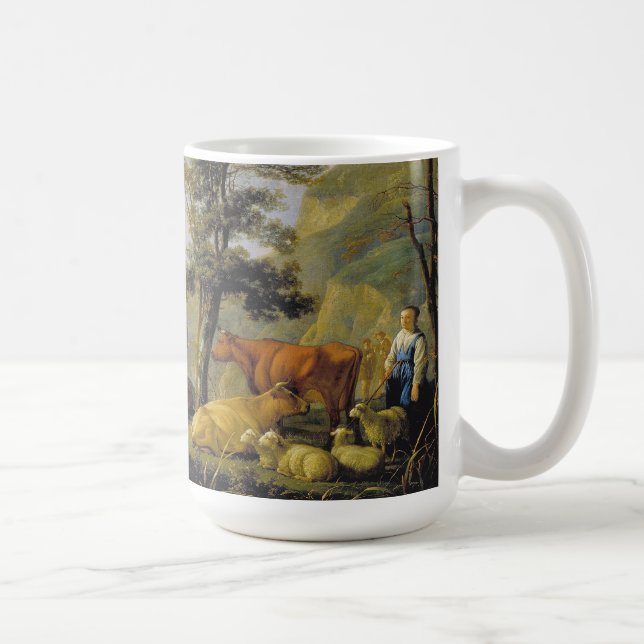 Cattle near a River  Aelbert Cuyp      Coffee Mug (Right)