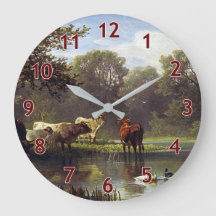 Cattle on the Pond Classic Art