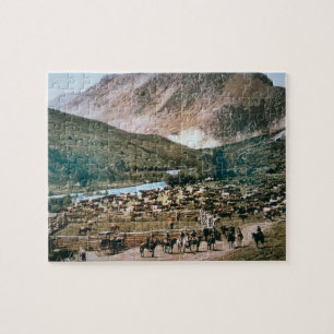 Cattle Ranch, Colorado, 1899 (photo) Jigsaw Puzzle