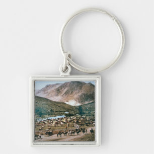 Cattle Ranch, Colorado, 1899 (photo) Keychain