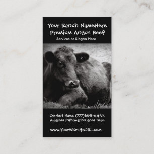 Cattle Ranch or Farm Beef Business Card