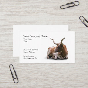 Cattle Rancher Farmer  Business Card