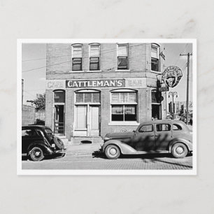 Cattleman's Bar Stockyards Omaha Nebraska Postcard