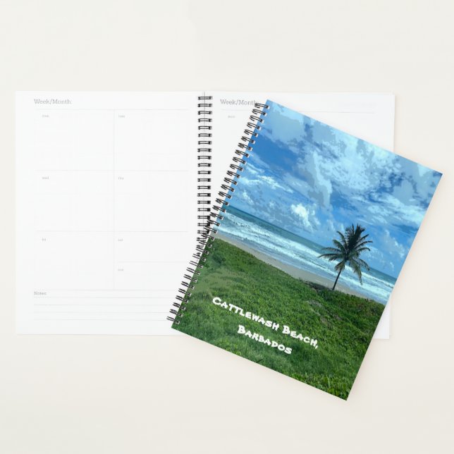 Cattlewash Beach, Barbados  Planner (Display)