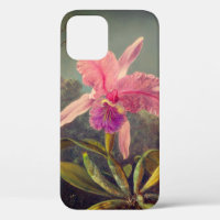 Cattleya Orchid and Three Hummingbirds Heade